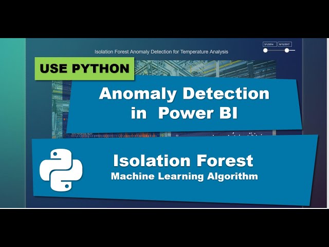 Machine Learning Anomaly Detection with Python and Power BI