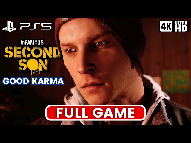 INFAMOUS SECOND SON (Good Karma) | Full Game (PS5 Gameplay 4K 60FPS)