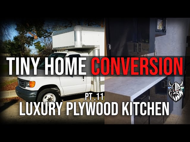 DIY Luxury Plywood + Formica Van Cabinets | Stealth Box Van Conversion #11