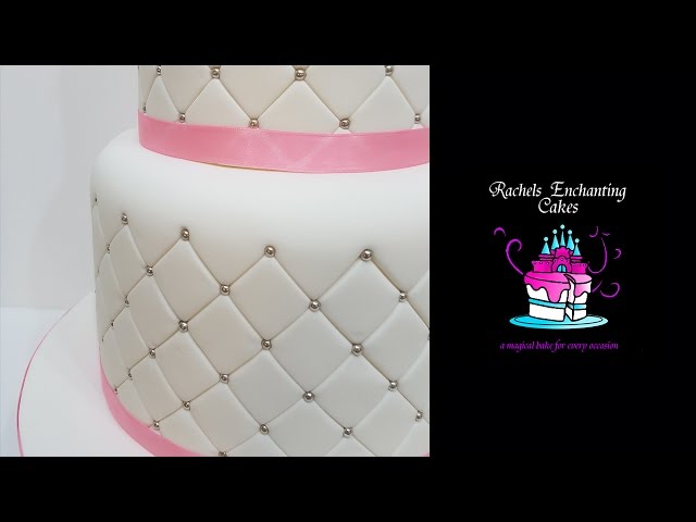 Quilted Effect Wedding Cake - How To