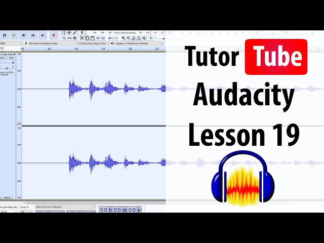 Audacity Tutorial - Lesson 19 - Multi Track Selection