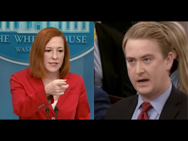Jen Psaki and Peter Doocy CLASH over RUSSIA and GAS PRICES 📛  - 03/07/22