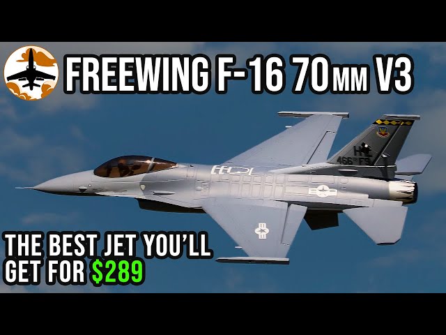 The BEST F-16 You'll Get At This Price - Freewing F-16 70mm v3