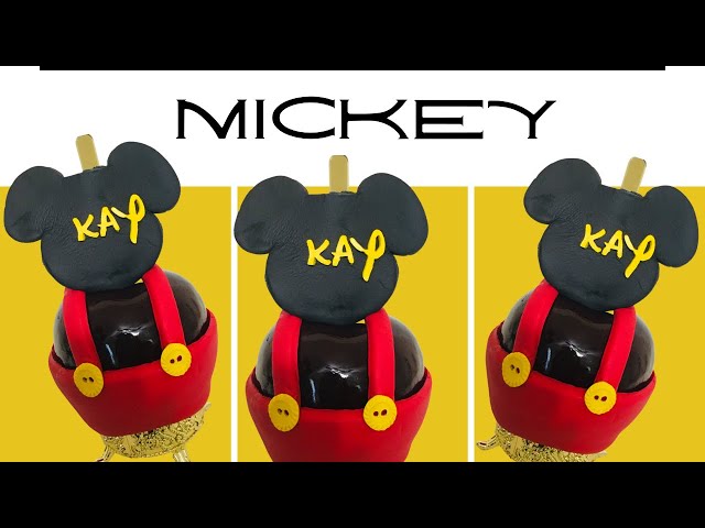 Candy Apple TV:  Mickey Mouse Candy Apples (inspired)