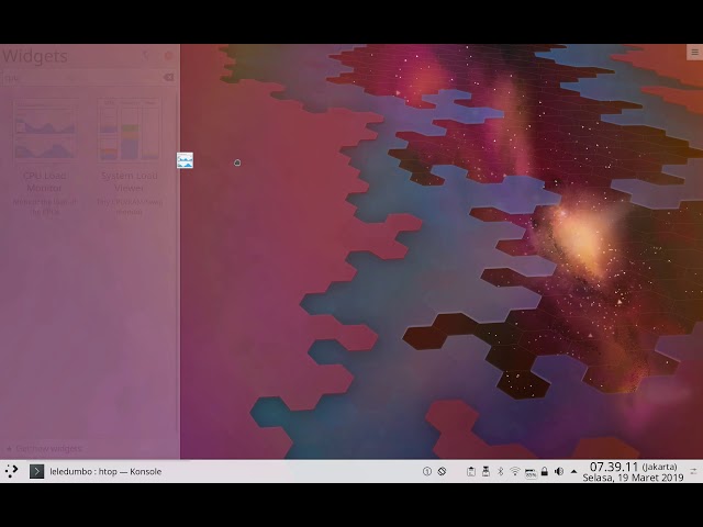 Memory leak in KDE Plasma 5.15.3 CPU monitor widget