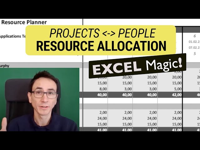 Resource Capacity Planner for Excel: Quickly allocate team members to projects [Demo]