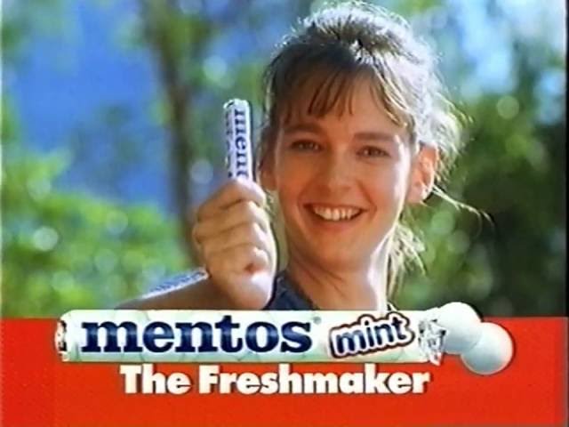 Mentos Werbung Parklücke 1995