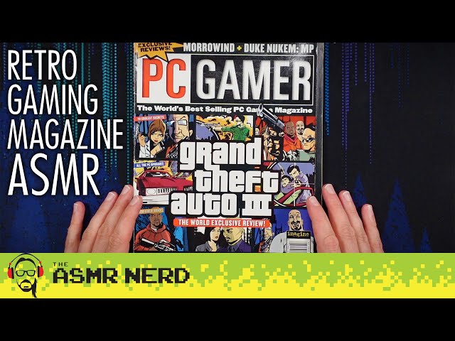 Tingly Retro Gaming Magazine ASMR 📖🎮 Page Turning & Nostalgic Whisper Ramble