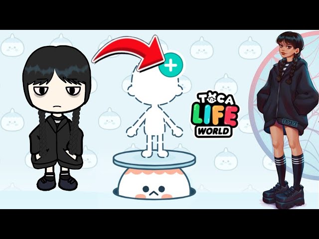 Wednesday Season 2 | Wednesday Addams Toca Life World 💕What's your favorite character ?😱 Toca Boca