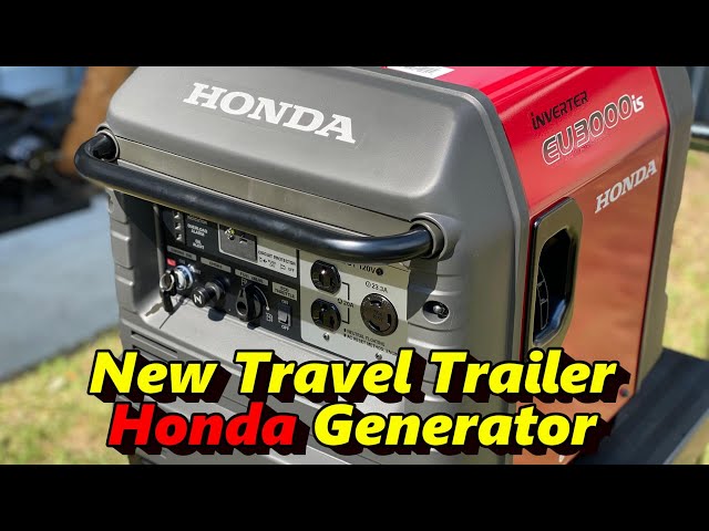 Honda EU3000is Generator for the Travel Trailer