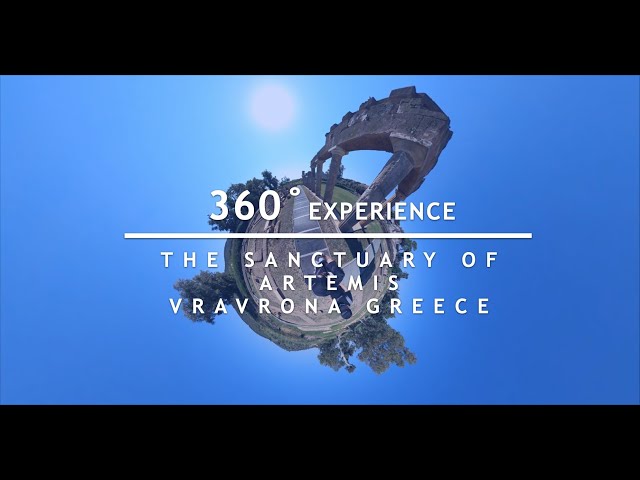 360° View 5K - The Sanctuary of Artemis, Vravrona, Greece