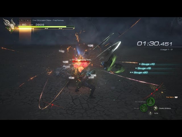 FFXVI - Final Trial by Wind Chronolith, Garuda in Final Fantasy mode difficulty