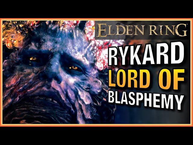 Rykard; now, we can devour the gods together! - No Summon/Mimic - Elden Ring Boss Series #gaming #4k