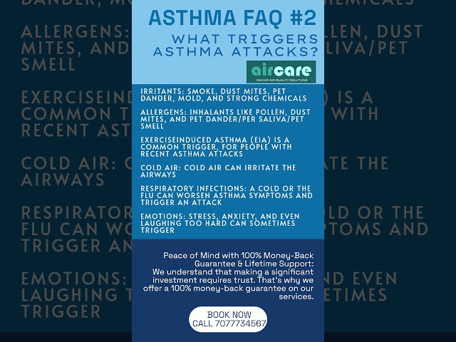 triggers of asthma #aircare #indoorair #health #indoorairquality