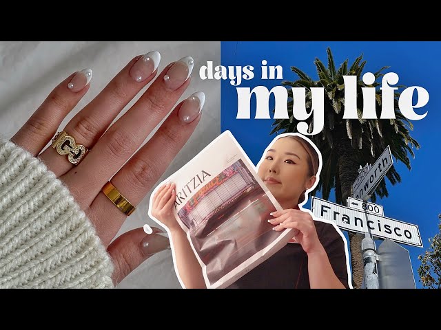 FLIGHT ATTENDANT VLOG👩🏻‍✈️ - San Francisco, getting my nails done & selling my clothes | WEARELAMODE