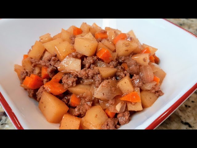 Beef Giniling - Giniling na Baka Recipe - How to cook - Panlasang Pinoy Recipe