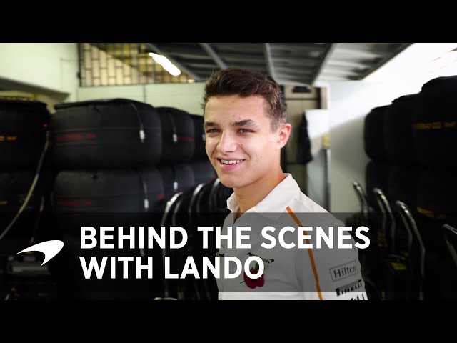 Behind the scenes with Lando | Garage Tour