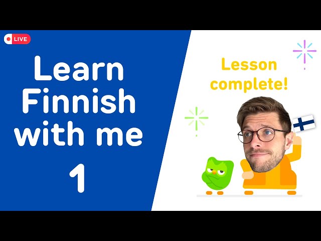 Learn Finnish with me [Part 1]