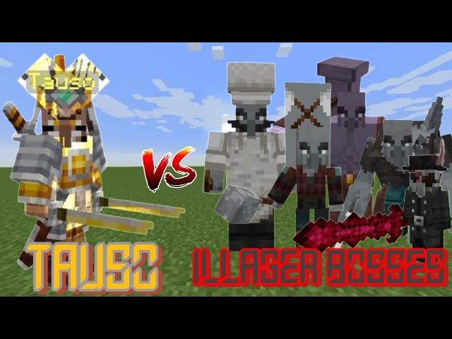 (The Villagers Vs Pillagers+ Expansion) Tauso Vs Illager Bosses