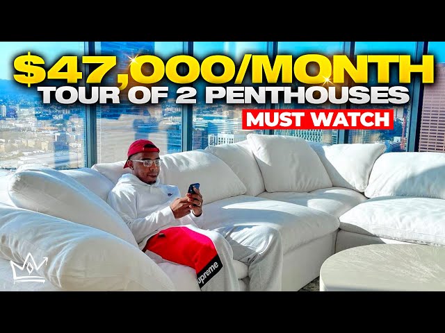 MOTIVATION: Inside Tour of My $47,000/Mo TWO Penthouses in Los Angeles, 7,000 Sq Ft, 7 Bd's, 9 Baths