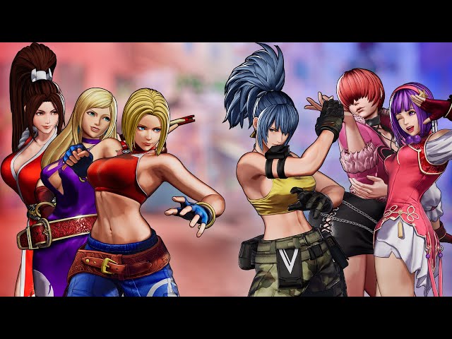 Fatal Fury vs KOF (Female Team Battle)