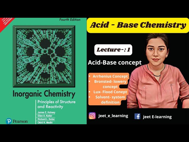 Acid - Base Chemistry || Lecture - 01