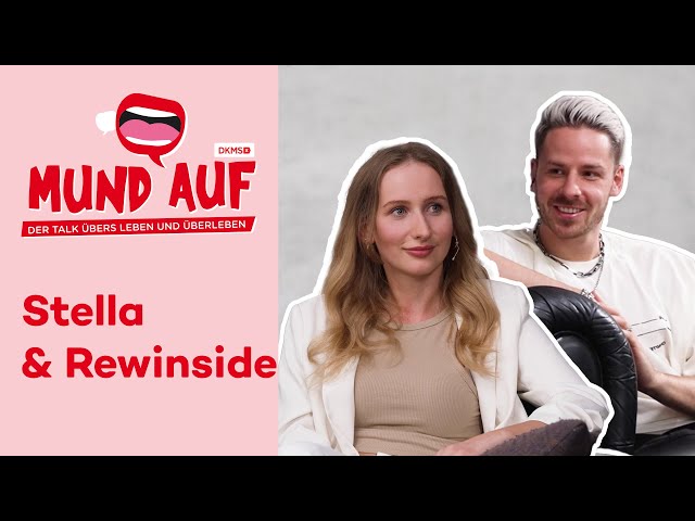 Mund Auf: Rewinside & Survivor Stella. Registriert er sich als Stammzellspender? | DKMS Deutschland