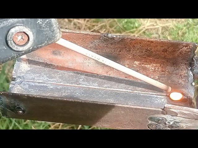 motivation for beginners with two methods of welding techniques for thin angle iron