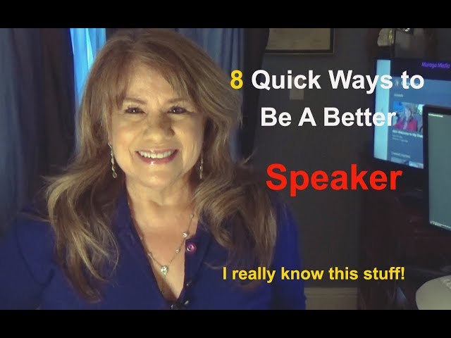 Be a Better Speaker: 1 Minute of Tips & Tricks!