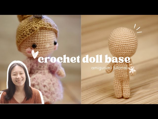 Simple Crochet Doll Base Tutorial | Beginner Friendly!