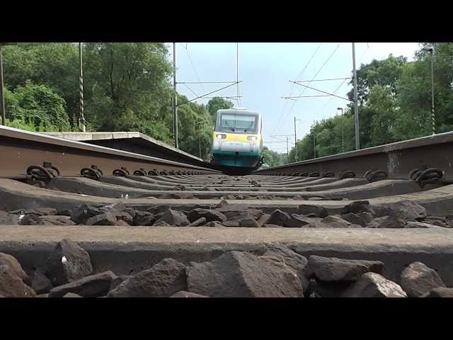 Vlaky nad kamerou/The camera under the train