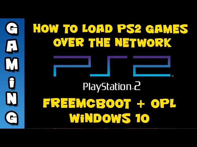 HOW TO play PS2 games off a Network Share Drive using FreeMcBoot and Open PS2 Loader | Playstation 2