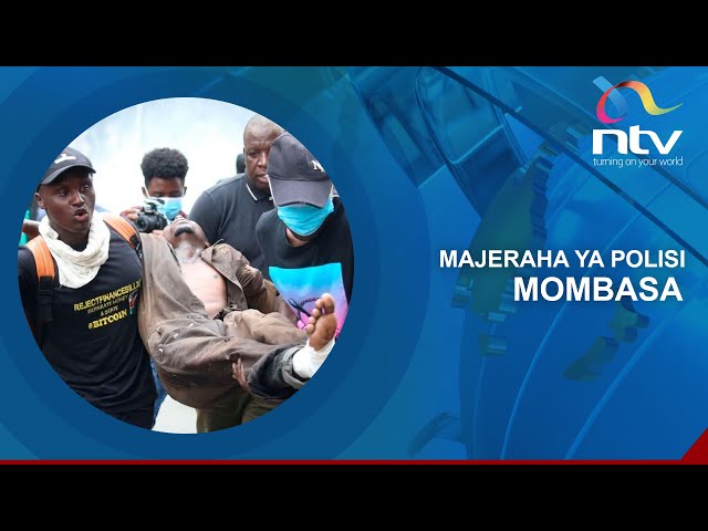 Maafisa wanne wa polisi wamejeruhiwa maandamanoni Mombasa