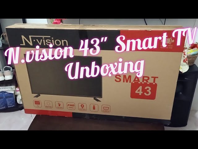 N.vision 43" Smart TV full Unboxing and Testing