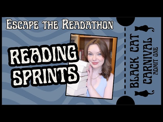 reading sprints 🎟️ read with me for escape the readathon! go game jesters!