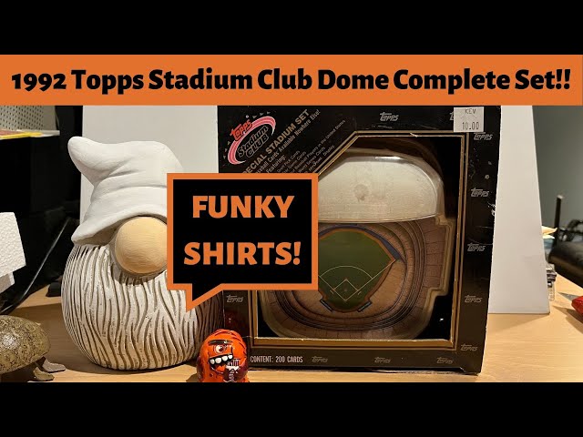 1992 Topps Stadium Club Dome Complete Set - The Funky Shirts of the 1990s!!