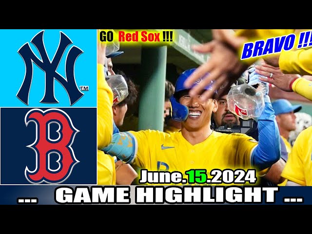 Boston Red Sox vs. Yankees GAME HIGHLIGHTS (06/14/24) | MLB Season 2024