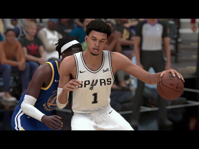 NBA 2K24 Gameplay - Golden State Warriors vs San Antonio Spurs - Full Game Highlights - NBA 2K24 PS5