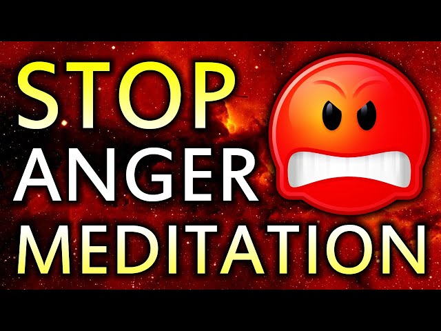 STOP ANGER - Quick Meditation (10min, Sine Wave Frequencies)
