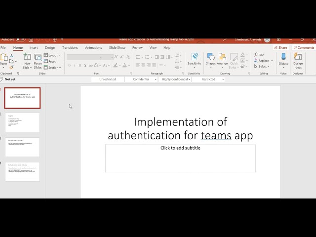 Microsoft Teams App (Reactjs website with easy auth enabled) SSO Authentication demo