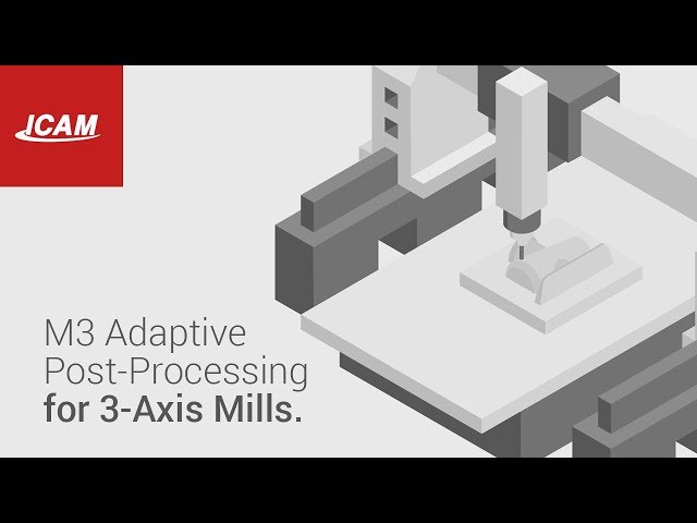 Cut down on 3-Axis Mill Programming & Machining Costs | Adaptive Post-Processing