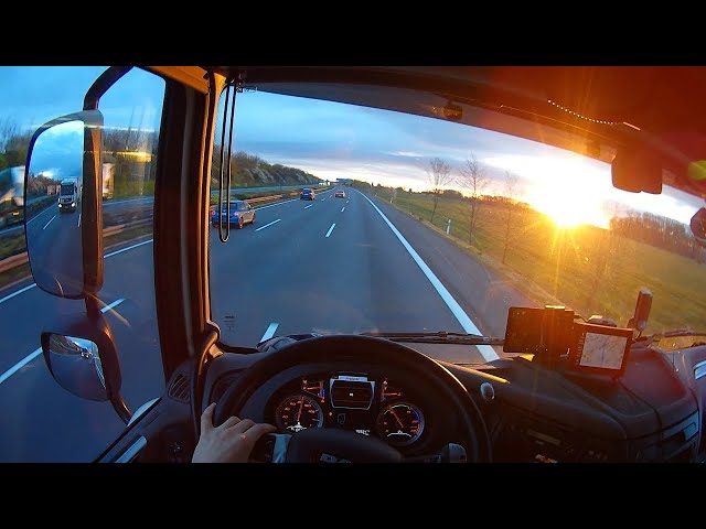 Thrilling POV Truck Drive DAF XF 106 Roaming French Roads