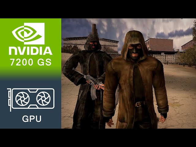 S.T.A.L.K.E.R. Call Of Pripyat Gameplay GeForce 7200 GS