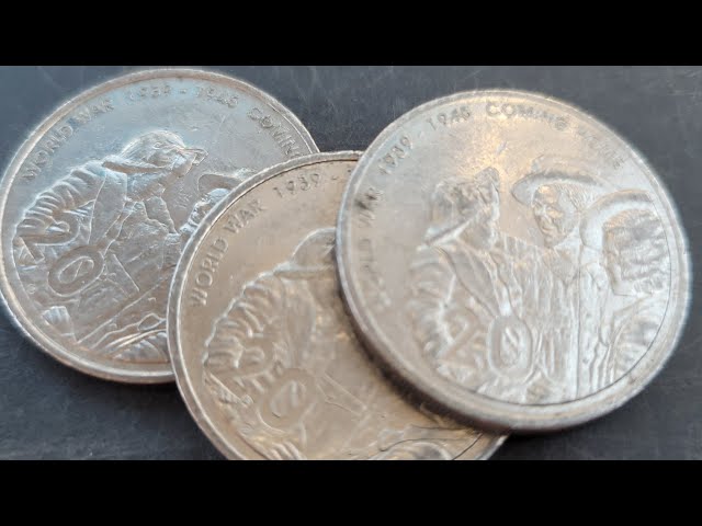 Australia 20 cents coin 2005 Coming Home 1939-1945
