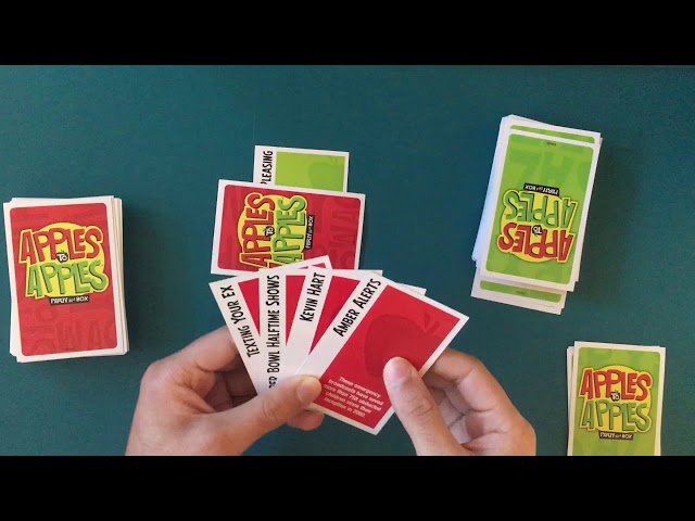 Tips and Trick to Win APPLES TO APPLES!