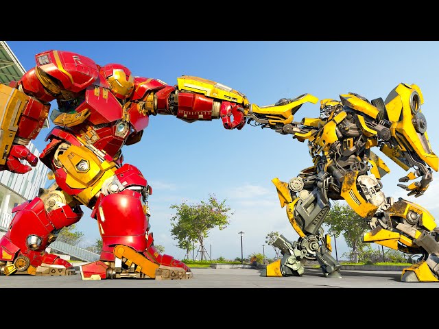 Transformers: Rise of The Beasts - Bumblebee vs Iron Man Final Fight | VFX COMOSIX [HD]