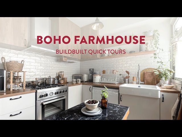 Warm Boho Farmhouse Apartment | BuildBuilt Quick Tours