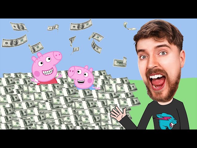 Mr Beast Gave Peppa Pig $10,000,000