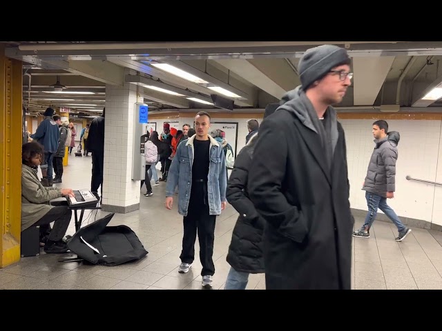 Philip Glass - Piano Etude No. 2 @ 14 St / 8 Av NYC Subway Station on Dec 10th, 2022