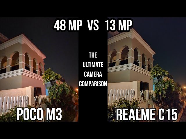 Poco M3 Vs Realme C15 | Camera Comparison | Which Camera Performs better | 13MP VS 48MP